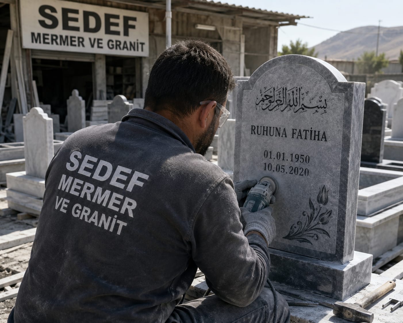 Mezar taşı işçiliği